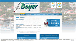 Desktop Screenshot of bateau-ecole-et-location-boyer.fr